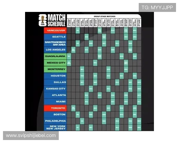 2026年世界杯比赛时间及赛程安排，提前了解比赛时间方便观赛